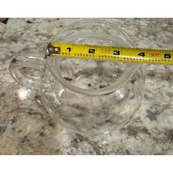 Primula Clear Glass 4 Cup Teapot with Glass Handle - Picture 7 of 7
